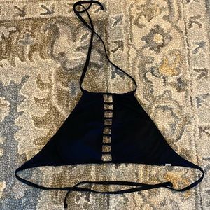 PINK swim cutout top